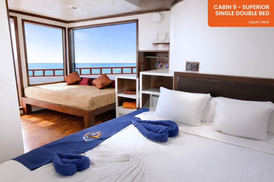 Superior (Double Bed + Single Bed) Upper Deck - image