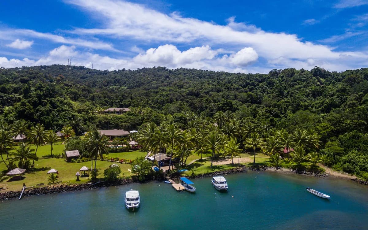 Aerial View of Waidroka Bay Resort Aerial View of Waidroka Bay Resort