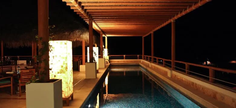 Pool at night Pool at night