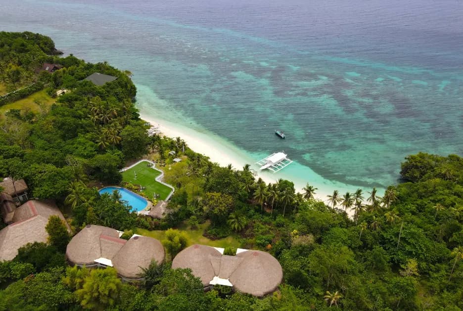 Amun Ini Beach Resort and Spa Aerial View Amun Ini Beach Resort and Spa Aerial View